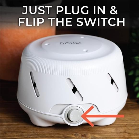 Yogasleep Dohm UNO White Noise Machine with Real Fan Inside, Adjustable Tone - Picture 5 of 6